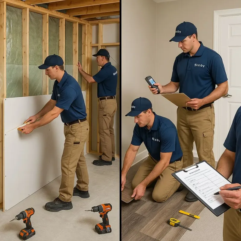 Repairs and Reconstruction process in Brown Deer, WI
